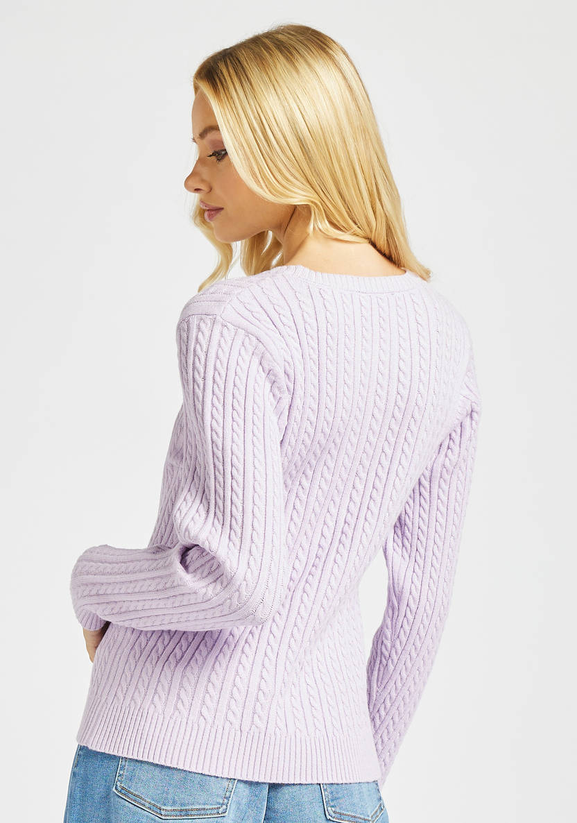 Women/Girls Cable-Knit Sweater