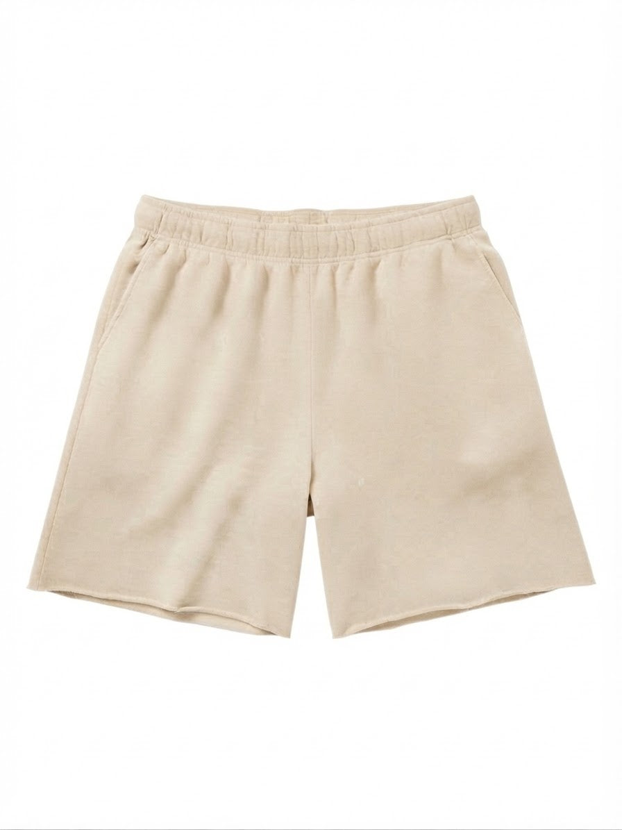 Women’s Fleece Sweat shorts (Beige)