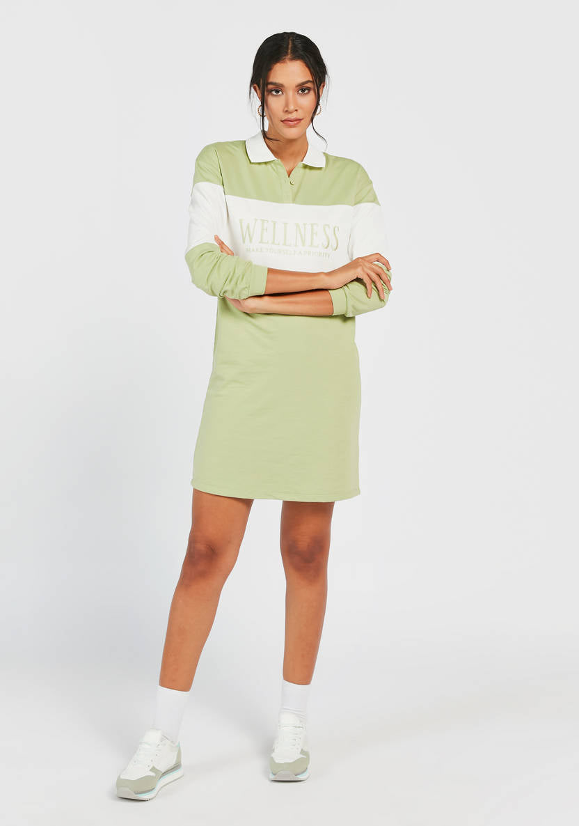 Women’s Colorblock T-shirt Dress
