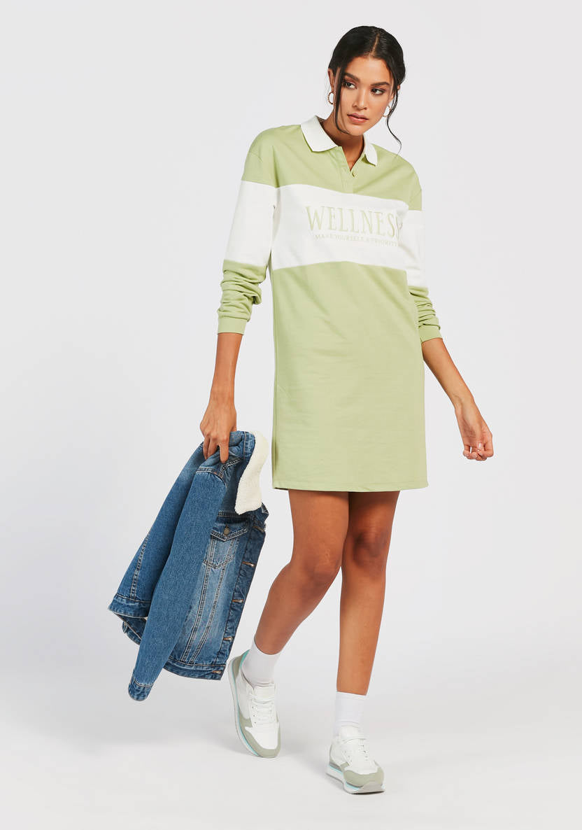 Women’s Colorblock T-shirt Dress
