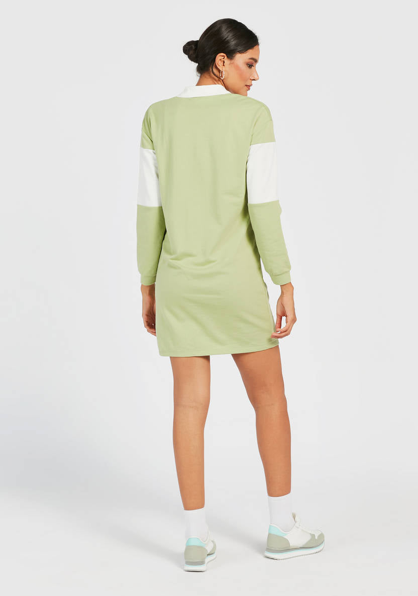 Women’s Colorblock T-shirt Dress