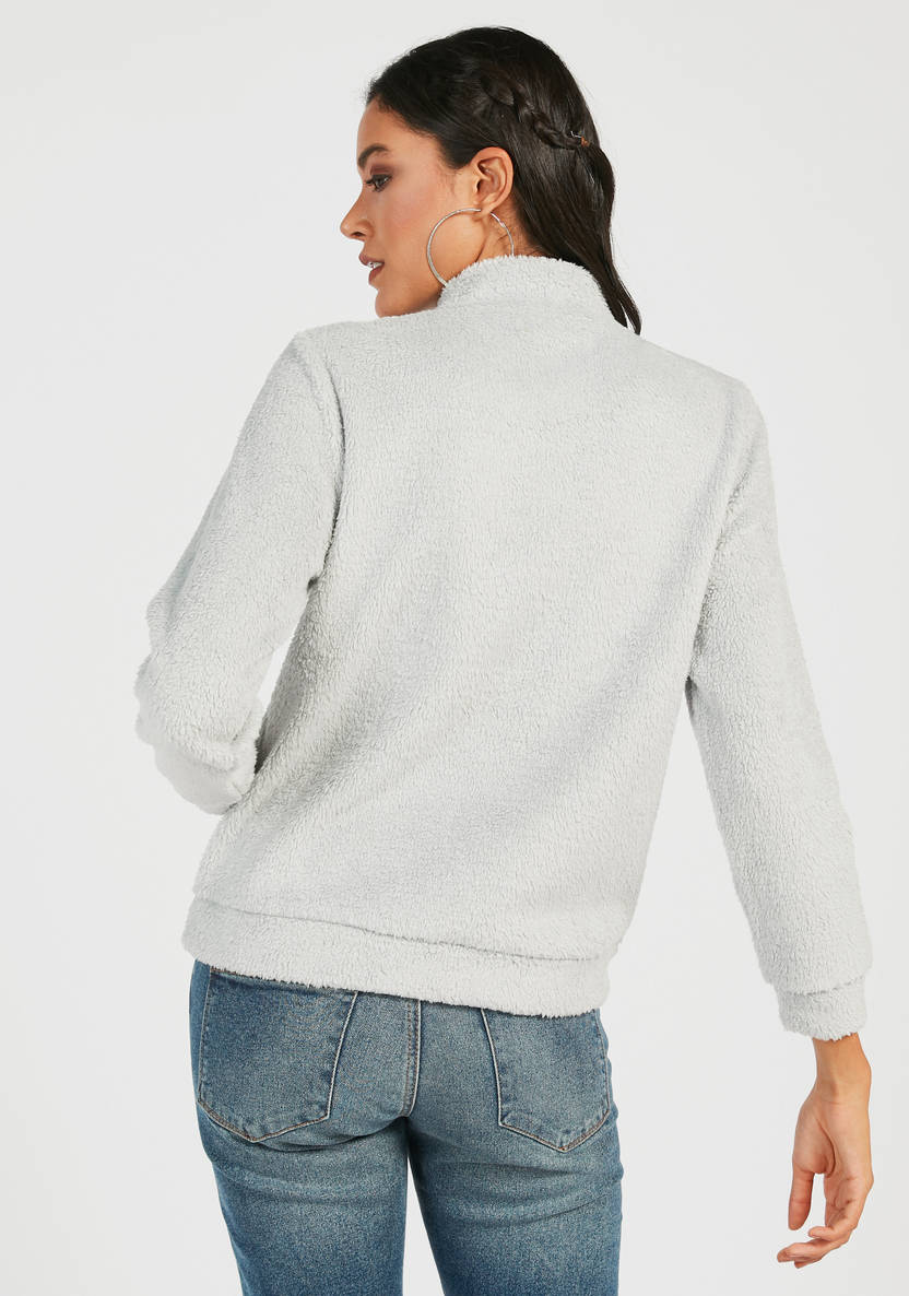 Women’s Hal-Zip Plush Sweatshirt