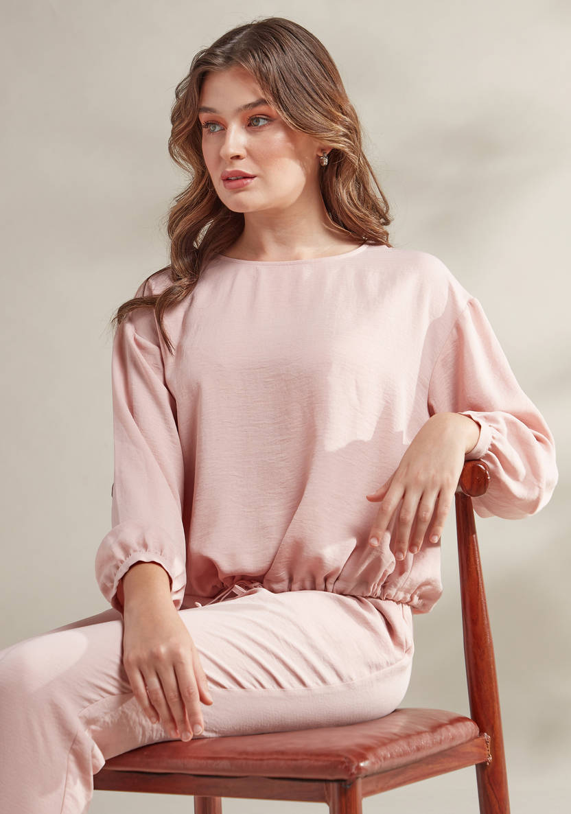 Women’s Longsleeved Top With drawstring hem