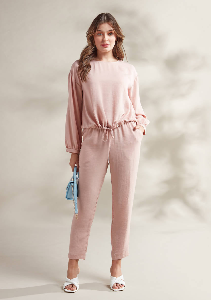 Women’s Longsleeved Top With drawstring hem