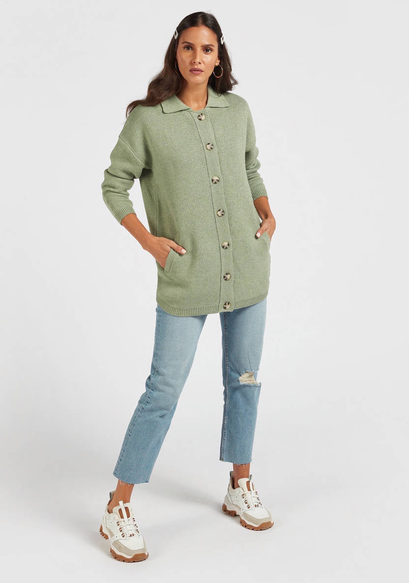 Women’s Knit Button-Up Cardigan