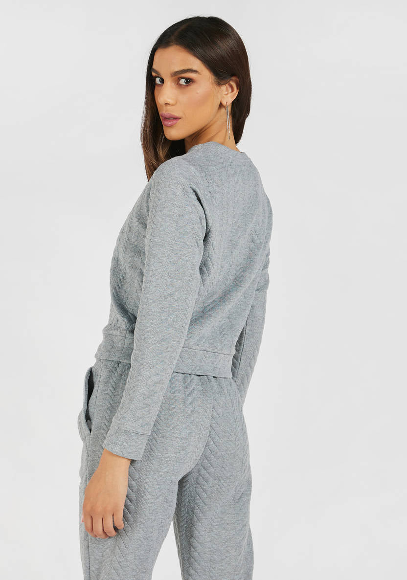 Women’s Textured Sweatshirt