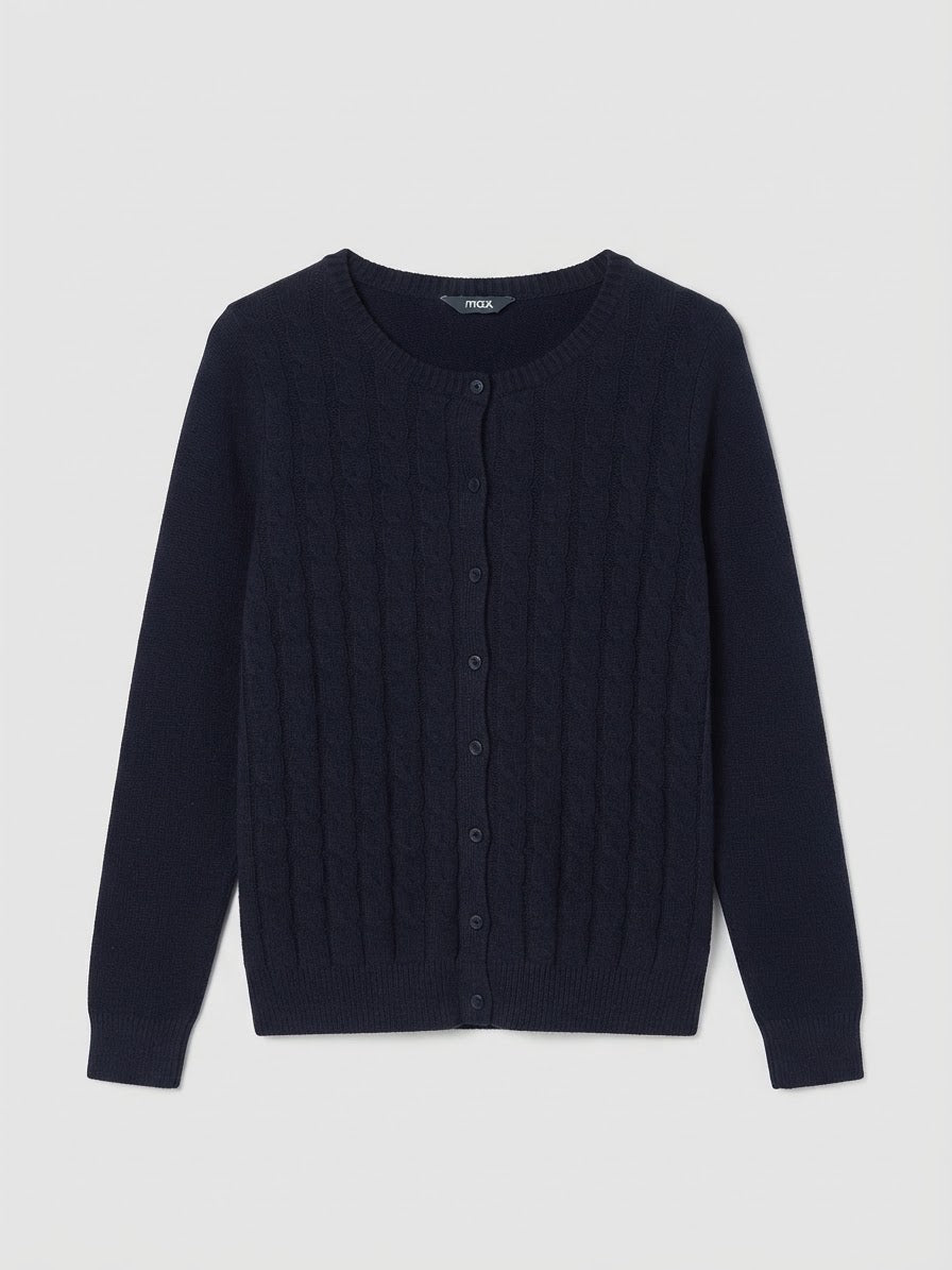 Women’s Knit Cardigan (navy)