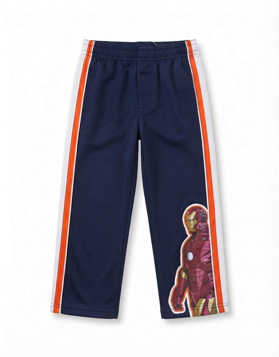 Boys’ Fleece Track Pants - Iron Man