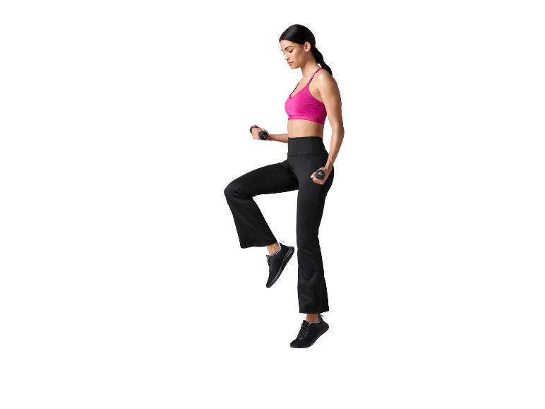 CRIVIT Women’s Functional Flared Leggings (Black)