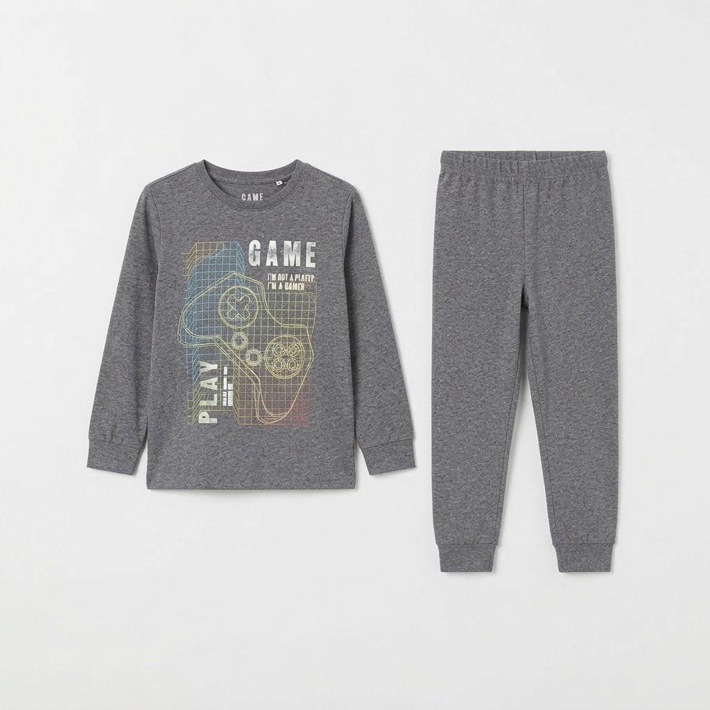 Lily & Dan Boys’ velour Pajama Set, 2 pcs