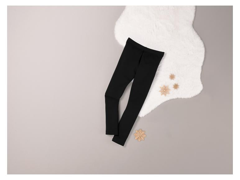 PEPPERTS! Girls’ Thermal Leggings (Black)