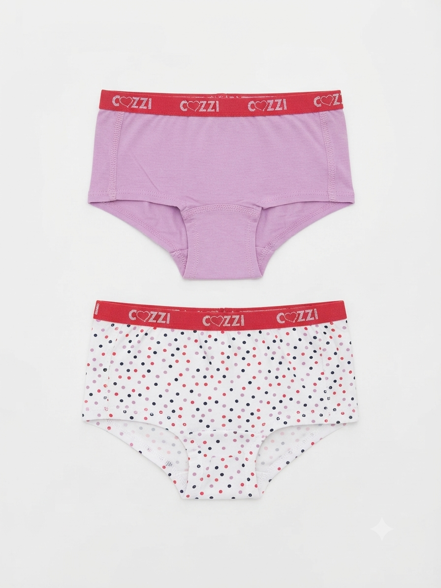 COZZI Girls’ Boxers, 2 pcs