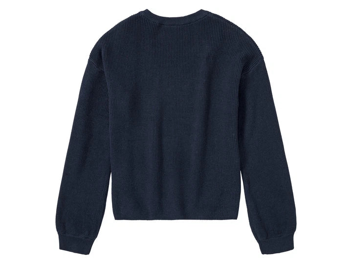 PEPPERTS! Girls’ Knitted Jumper (navy) “New York State”
