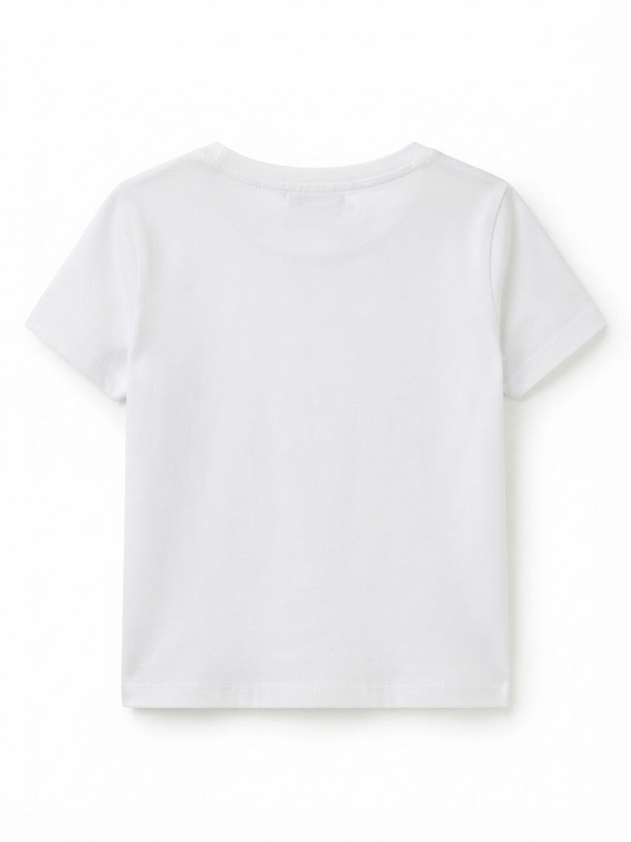 Kids’ Basic Cotton T-Shirt (white) - Jack & Tommy