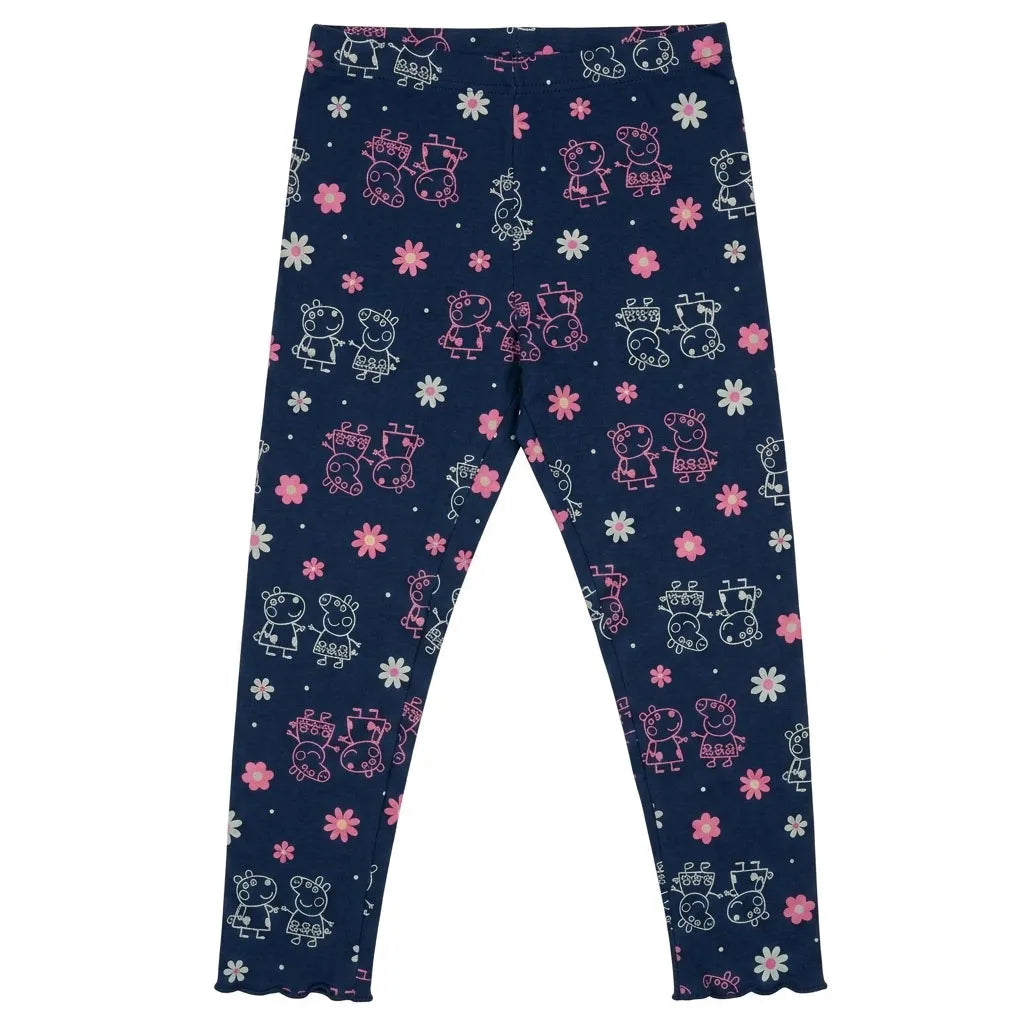 Girls’ Cotton Leggings, 2 pcs - Peppa Pig