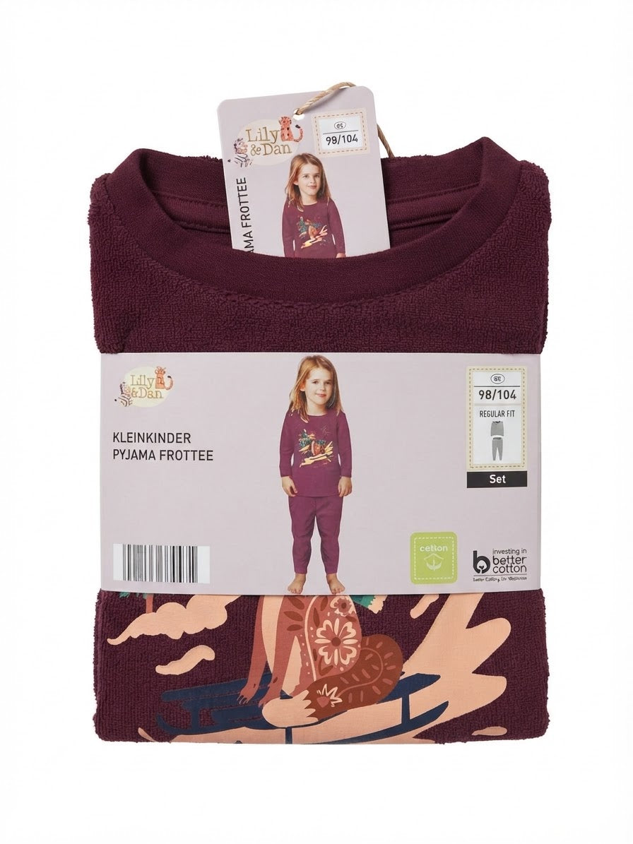 Girls’ Terry Pajama Set - Lily & Dan