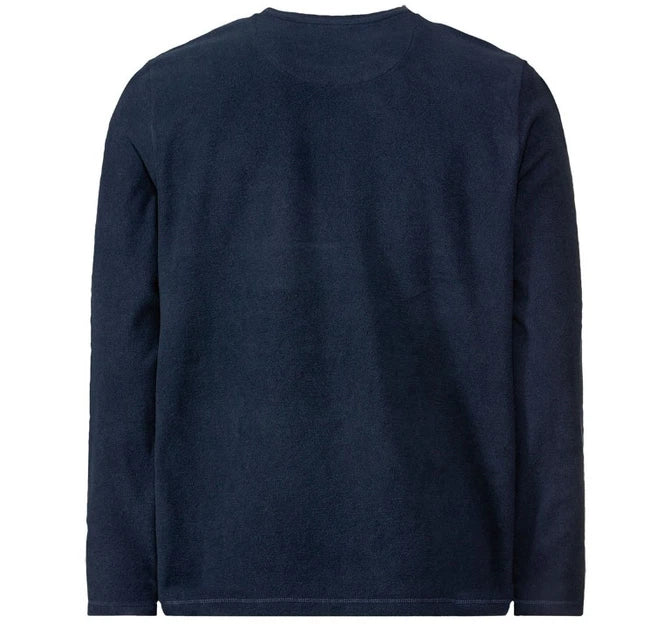 LIVERGY Men’s Fleece Pajama Set (Navy/Blue)