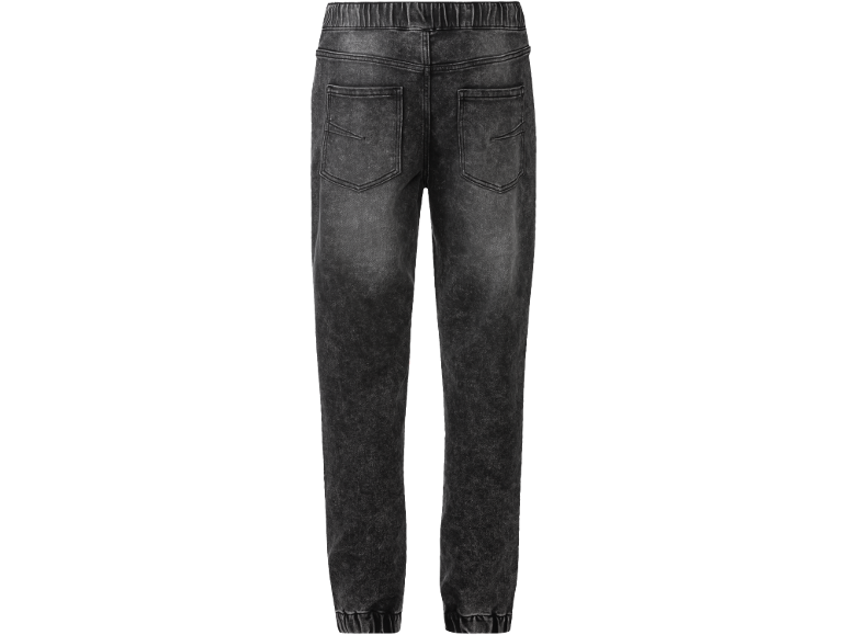 LIVERGY Men’s Sweat-Denim Joggers (moonwash black)