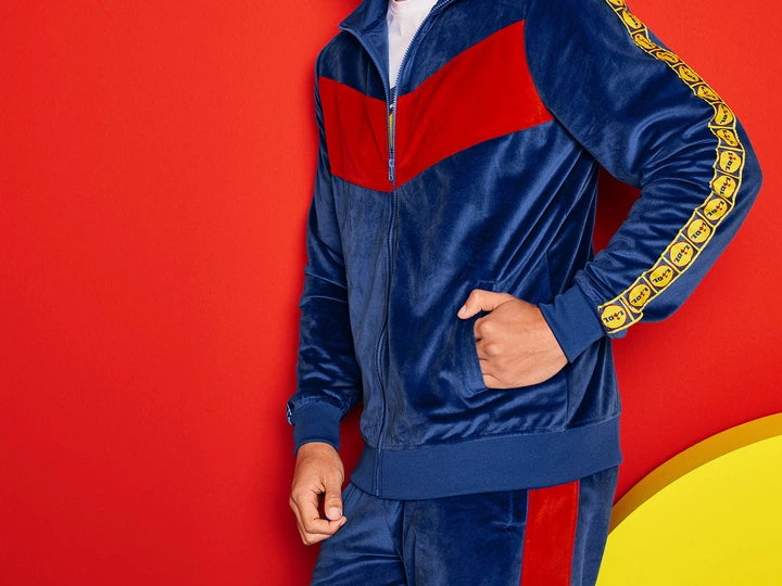LIVERGY Men’s Velour SweatJacket