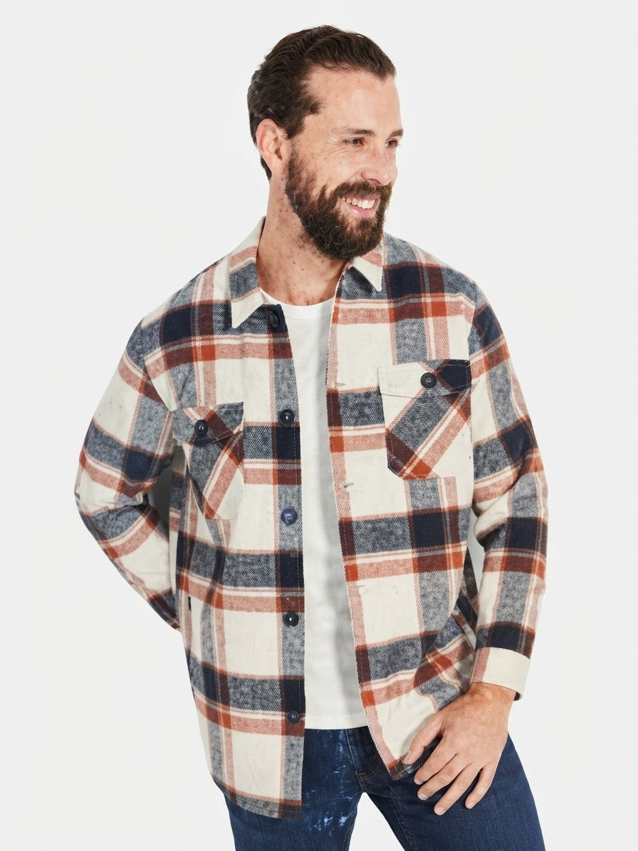 LIVERGY Men’s Flannel OverShirt