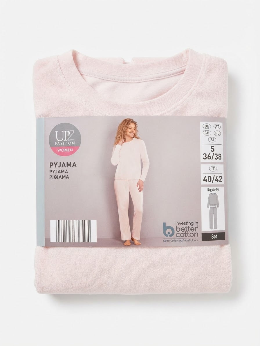 UP2Fashion Women’s Long Terry Pajama