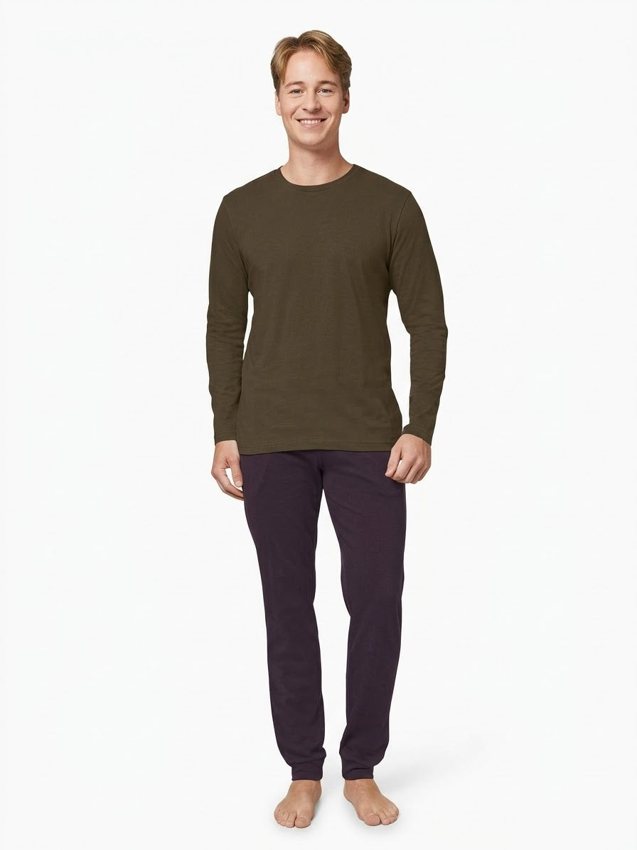 UP2Fashion Men’s Long Cotton Pajamas