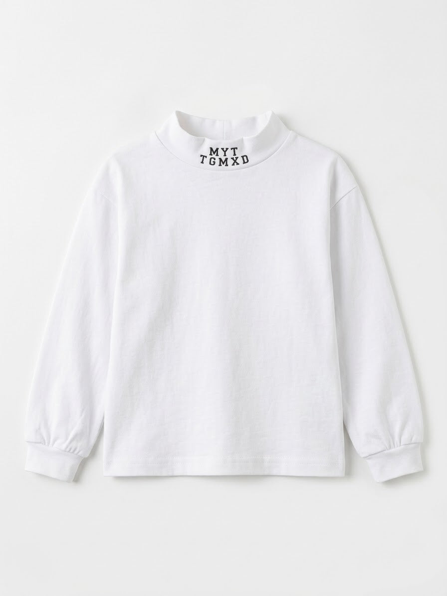 PATPAT Girls’ High-neck Cotton Top
