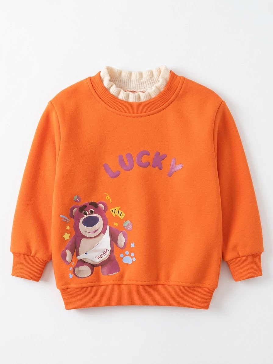 PATPAT Girls’ Fleece Sweatshirt