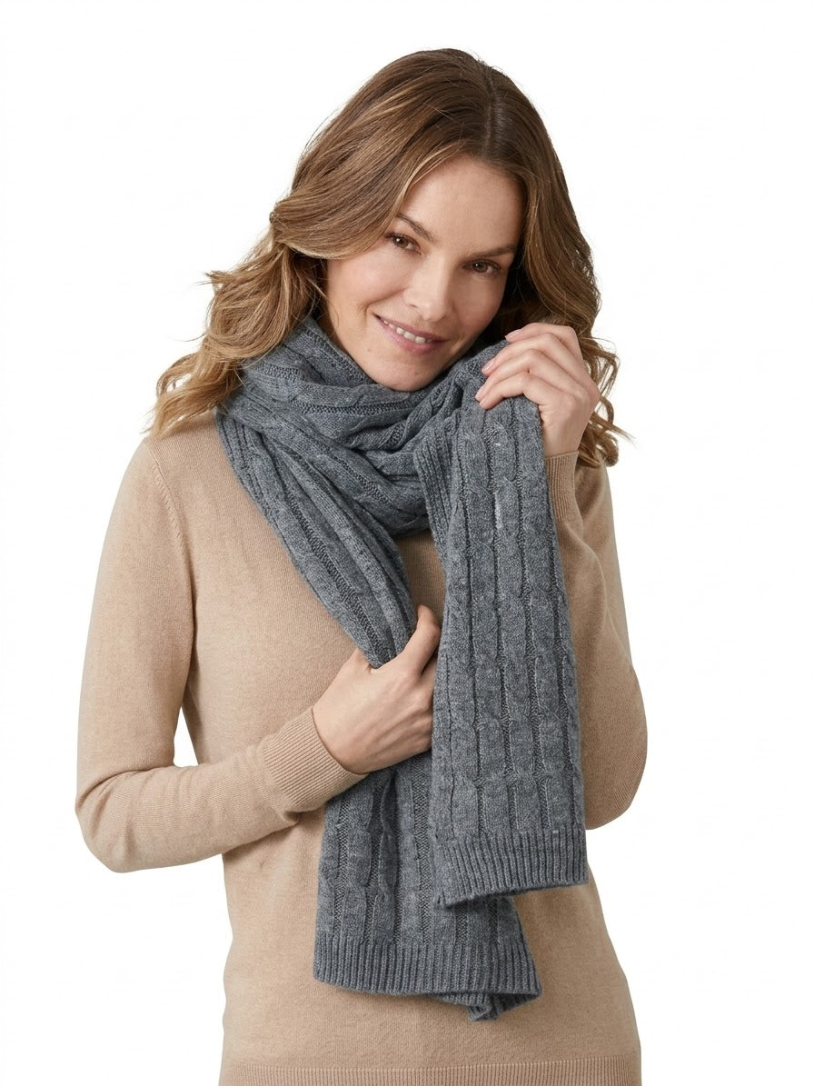 UP2Fashion Women’s Knitted Scarf (grey)