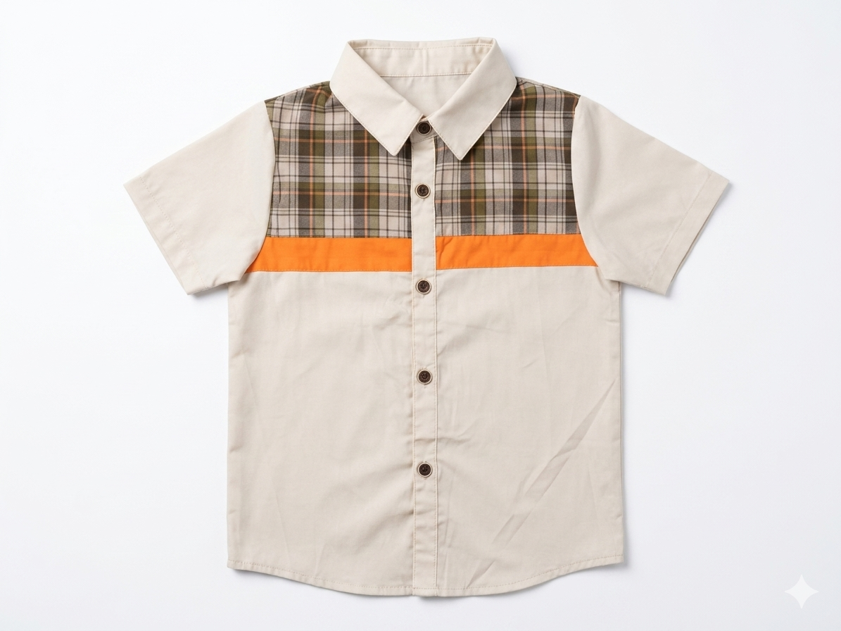 PATPAT Boys Plaid Shirt