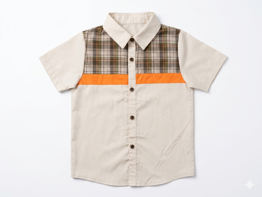 PATPAT Boys Plaid Shirt