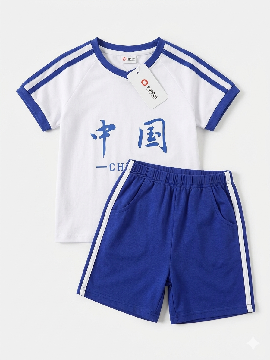 PATPAT Boys Set , Shortsleeve T-Shirt with short