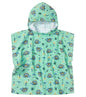 PEPPERTS Boys Hooded Towelling Poncho, DINOSAURS