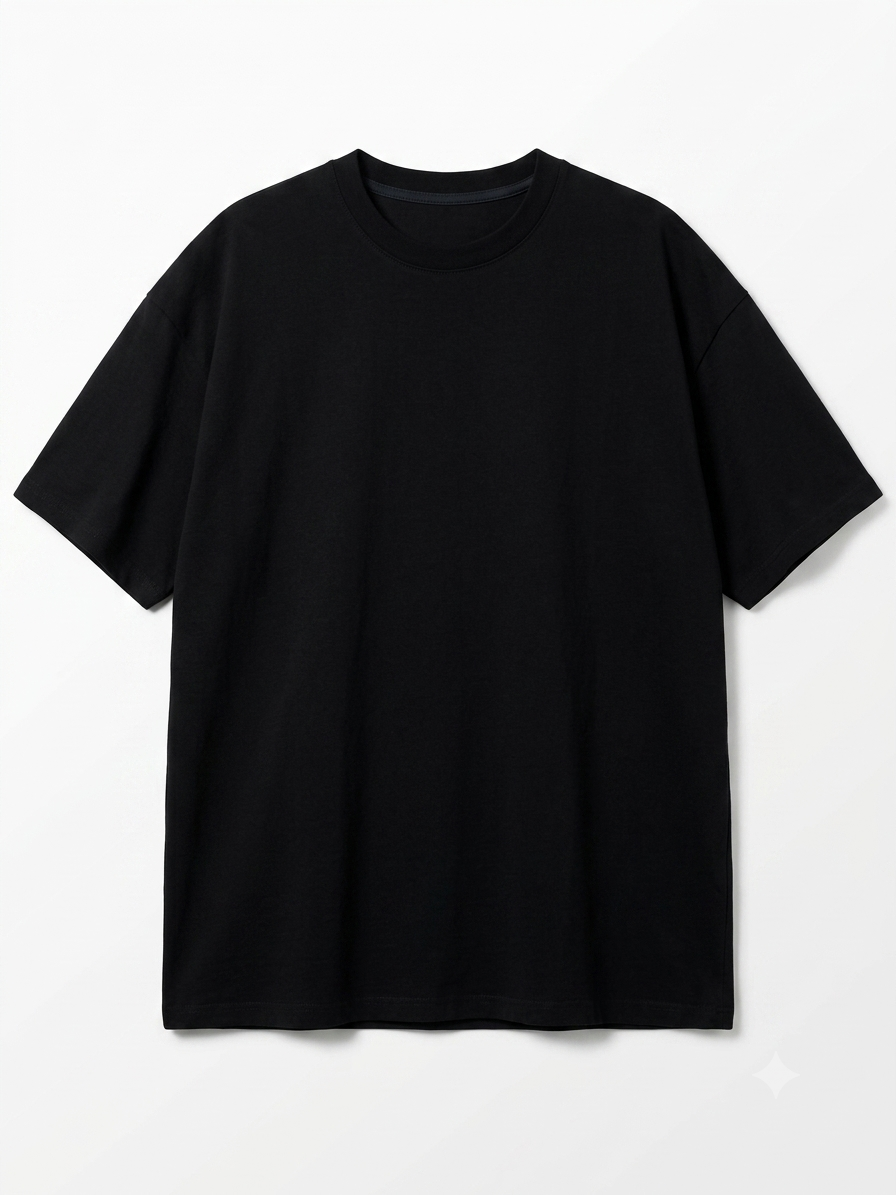 LIVERGY Men’s Oversized T-Shirt(Black)