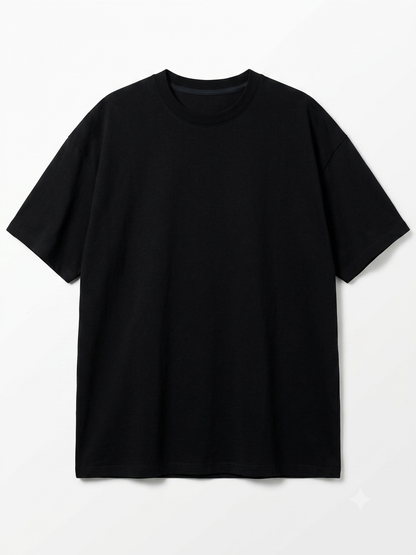 LIVERGY Men’s Oversized T-Shirt(Black)