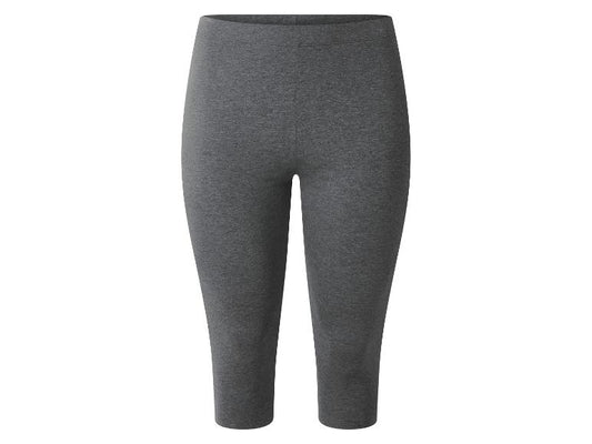 ESMARA Women’s Cotton Capri Leggings (Dark Grey)