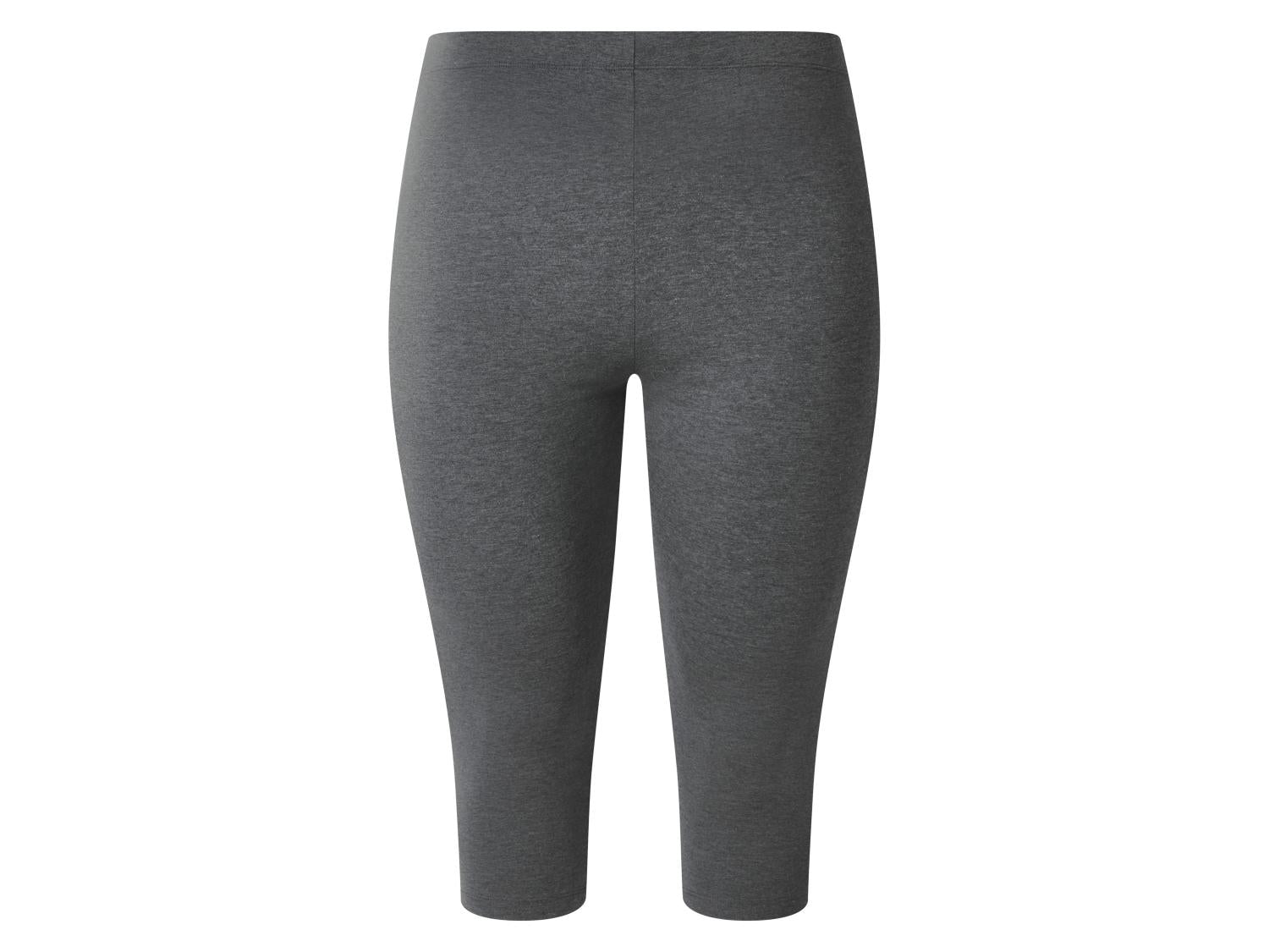 ESMARA Women’s Cotton Capri Leggings (Dark Grey)
