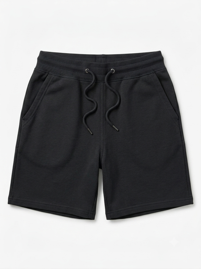 Unisex Oversized Basic shorts (Black)