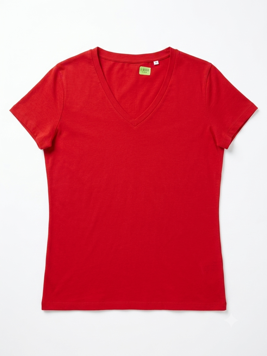 Women’s V-neck Cotton T-Shirt