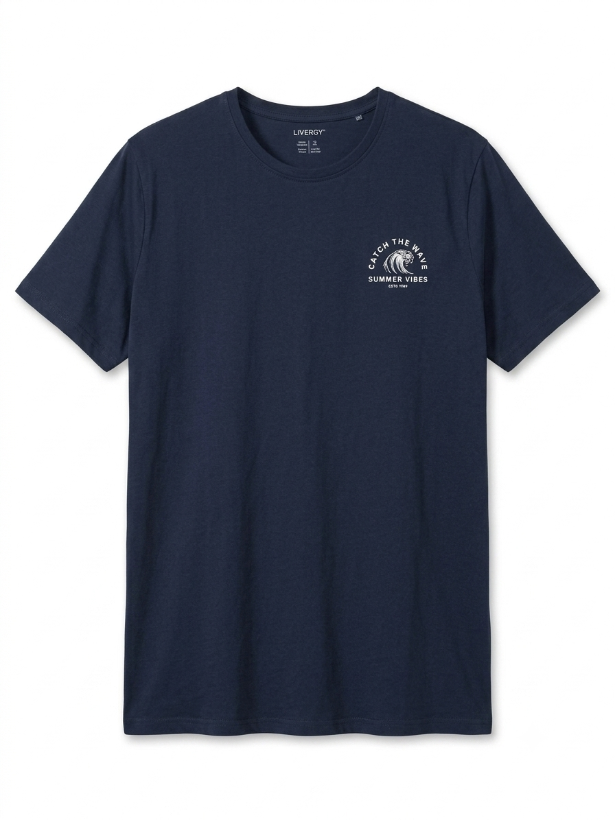 LIVERGY Men’s T-Shirt (Navy)