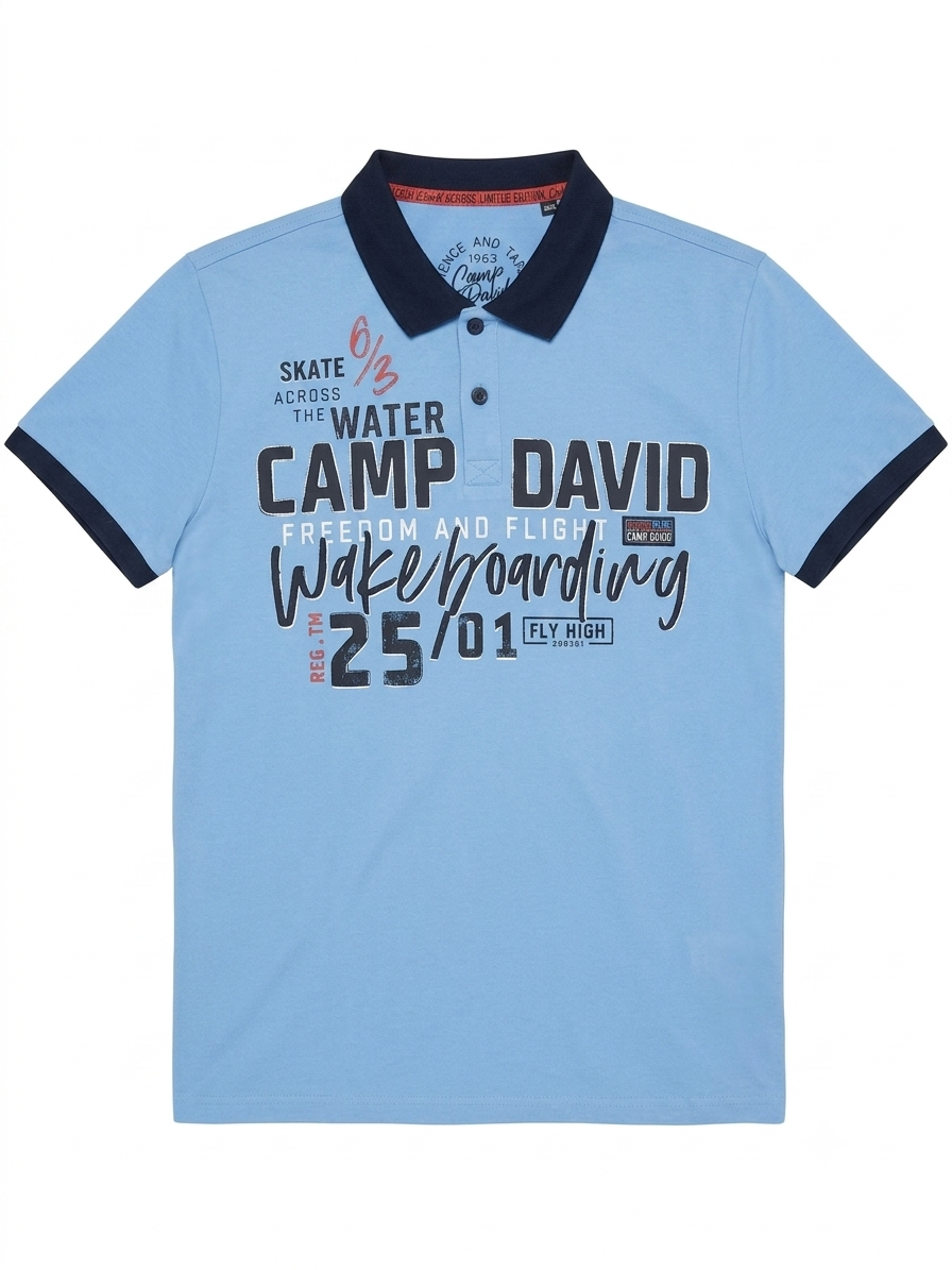 CAMP DAVID Men’s Polo T-Shirt