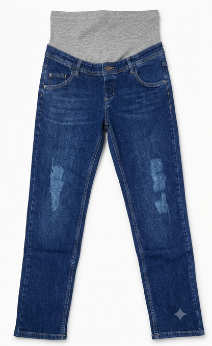 BELLY BUTTON Maternity Jeans, boyfriend cut (Blue)