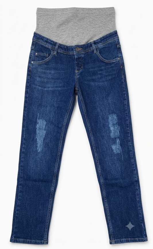 BELLY BUTTON Maternity Jeans, boyfriend cut (Blue)