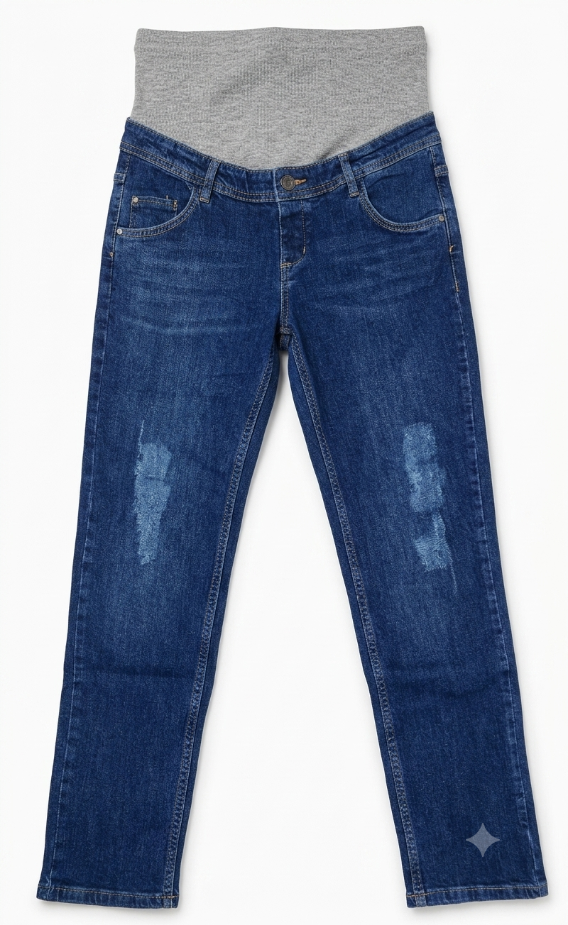 BELLY BUTTON Maternity Jeans, boyfriend cut (Blue)