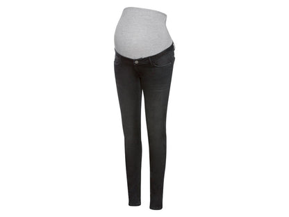 ESMARA Women's "Super Skinny Fit" Maternity Jeans (Dark grey)