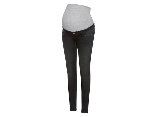ESMARA Women's "Super Skinny Fit" Maternity Jeans (Dark grey)