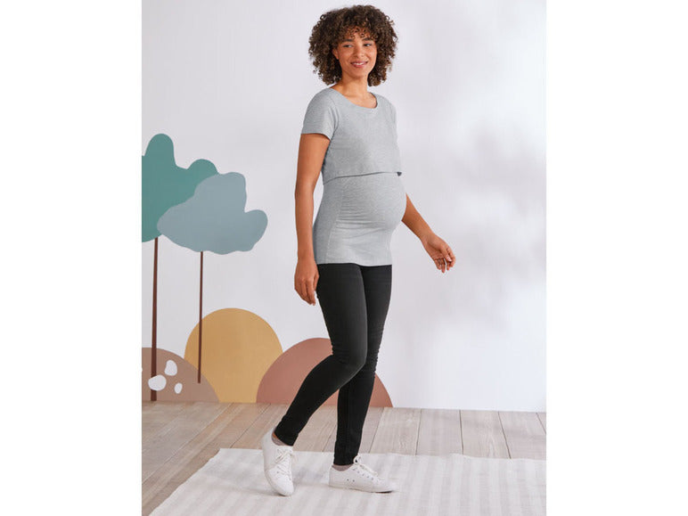 ESMARA Women's "Super Skinny Fit" Maternity Jeans (Dark grey)