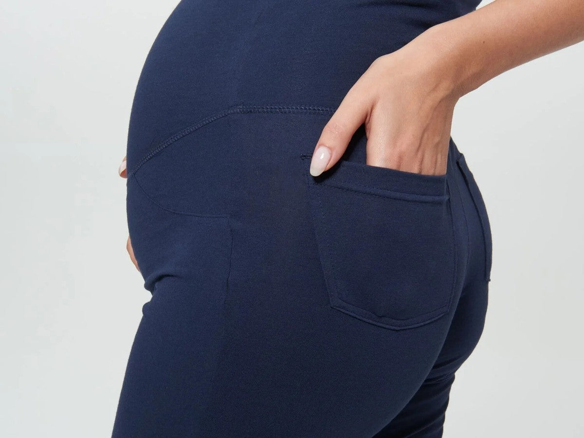 ESMARA Women’s Maternity Leggings, Straight fit (Navy)