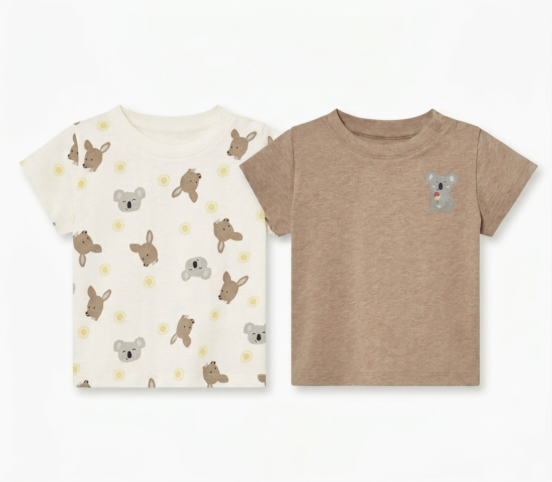 LUPILU Boys T-Shirt Set , 2pcs