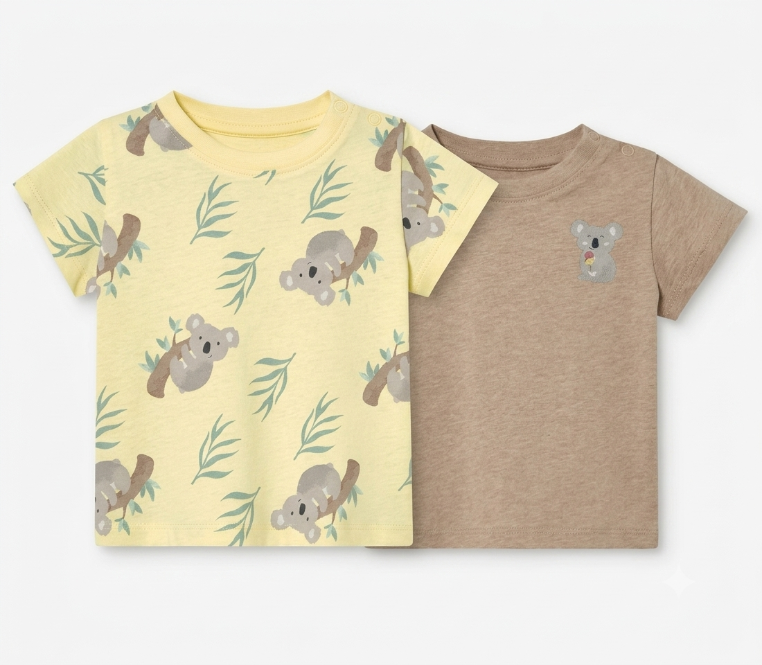 LUPILU Boys T-Shirt Set , 2pcs